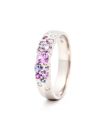 Keto 4mm Pink -sormus