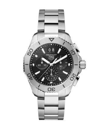 TAG Heuer Aquaracer Professional 200 40 mm CBP1110.BA0627 mustalla taululla, valkoisella taustalla edestä