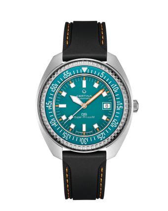 Certina DS SUPER PH1000M C024.907.17.041.10 sinisellä taululla, valkoisella taustalla edestä
