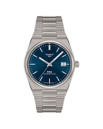 Tissot PRX Titanium Powermatic 80 38 mm sininen taulu T137.807.44.041.00