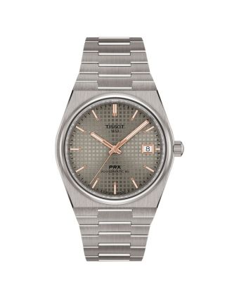 Tissot PRX Titanium Powermatic 80 38 mm antrasiitinvärinen taulu T137.807.44.061.00
