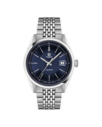 Tissot Visodate 39 mm sininen taulu T157.407.11.041.00