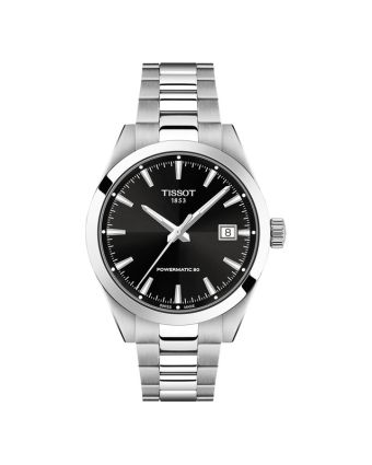 Tissot Gentleman 38 mm musta taulu, automaatti T165.807.11.051.00