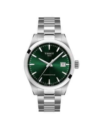 Tissot Gentleman 38 mm vihreä taulu, automaatti T165.807.11.091.00