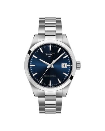 Tissot Gentleman 38 mm sininen taulu, automaatti T165.807.11.041.00