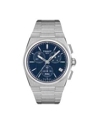 Tissot PRX 41 mm kronografi, sininen taulu T137.417.11.041.00