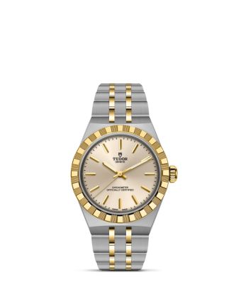 Tudor Royal 30 M2830A1A3-0003 norsunluunvärisellä taululla, valkoisella taustalla edestä