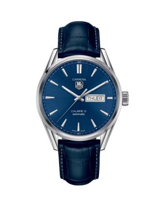 TAG Heuer Carrera Calibre 5 Day-Date 41 mm sininen